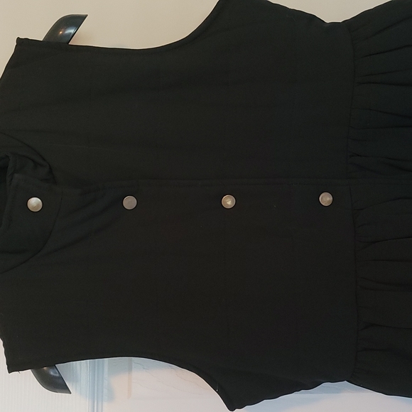 Black lightly filled puffer jacket vest - Picture 3 of 9